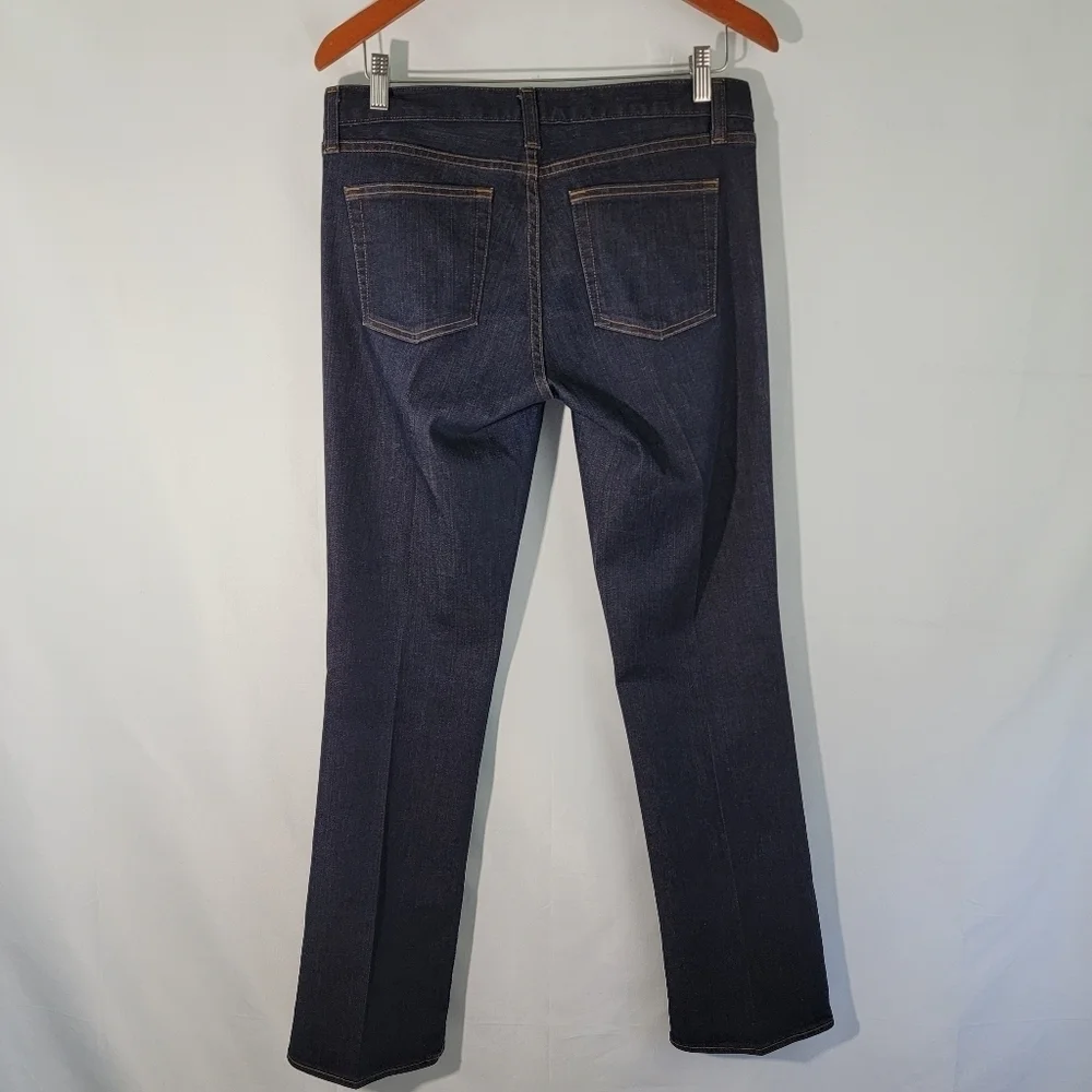 J. CREW Women's High-Rise Bootcut Jeans Size 28S Dark Wash Casual Cotton Blend